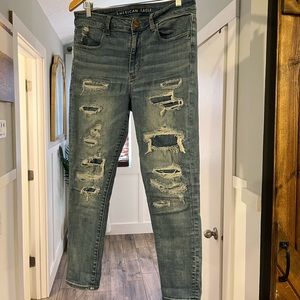 AE High-Rise Jegging Crop, size 12